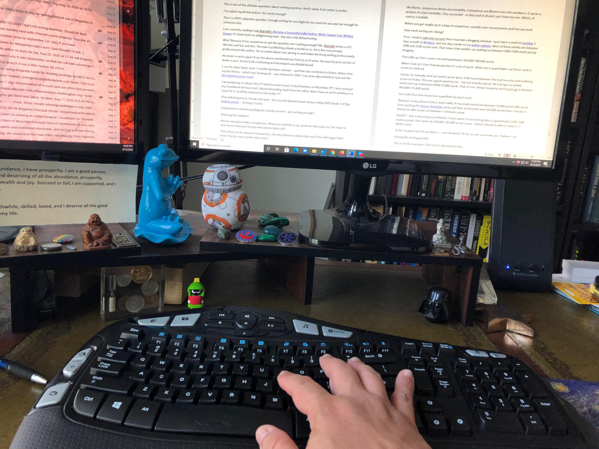 How Much Writing is Enough?